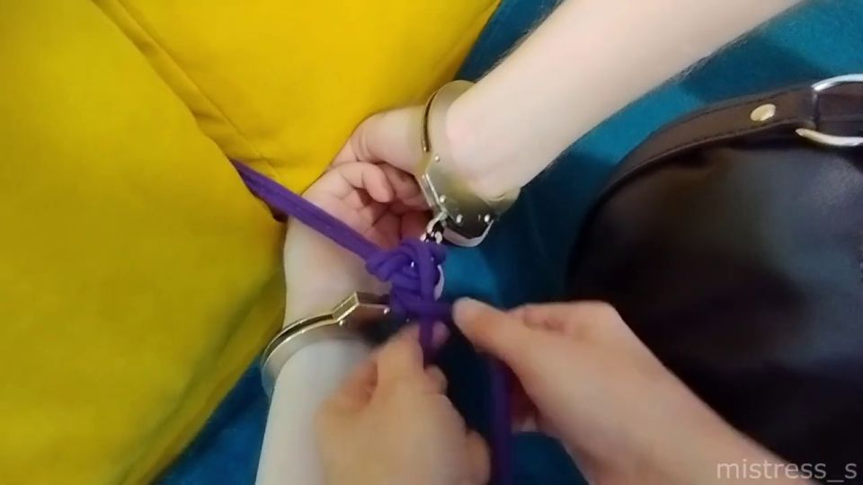 Mistress S Real Amateur Mistress POV Bondage After A Week In Chastity Cage (Reality)