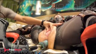 Kinky slavedoll R Vol.002 Close up. Anal dildo machine...eyes rolling squirting orgasm-8