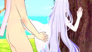 Wet Waifus - Skirk gets a Hot Fuck from Behind - Genshin Impact Sex-1