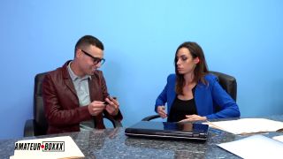 MAD Employee Micro Chips BOSS &amp; Gets Foot Job  Amateur Boxxx.-1