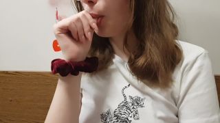 video 2 WetSchoolGirl – ASMR Wet Thumb Sucking - teens (18+) - teen -1