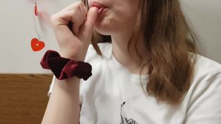 video 2 WetSchoolGirl – ASMR Wet Thumb Sucking - teens (18+) - teen -9