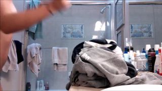 adult video 15 Nice brunete teen with hairy pussy taking a shower. hidden cam - nice - webcam my slave femdom-3