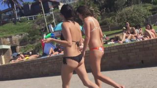 Young butts on their way to beach-2