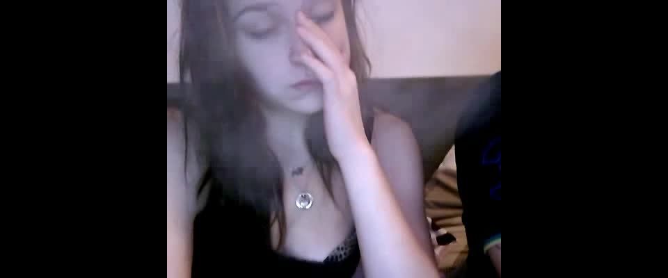 Young shy girl likes to play with big penis