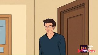 College Fever E1 Desi Bhabhi aur Teacher ka Hindi Hot 2D Cartoon Sexy Video-9
