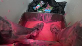Bad Dolly – Gunge Feet in Tights Foot!-5
