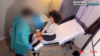 She gets Creampie Inside by Her Gynecologist. Her Pussy Wet and Ready to Be F...-2