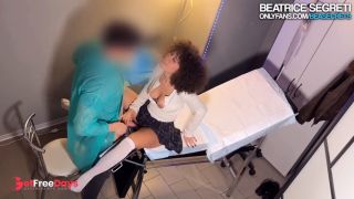 She gets Creampie Inside by Her Gynecologist. Her Pussy Wet and Ready to Be F...-7