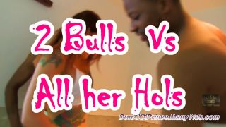 don xxx prince 2 bulls vs all her holes on interracial sex porn -0