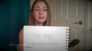 online xxx video 5 crush fetish clips Little Fag Book, jerkoff instructions on femdom porn-1