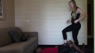 Lola First Time Ballbusting Socks and Heels.-9