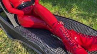 online porn video 14 Honey Hair – Latex Doll Sunbathing on femdom porn big ass big tits big booty-1