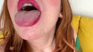 online adult video 34 femdom sissy chastity Adora bell – Tongue out Throat open, joi video on fetish porn-4