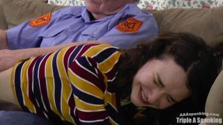 Trashy Freshmans Spanking - Angelica Vee   Paul Rogers.-5