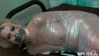 PUBA - Blonde Victim Nadia White Is Wrapped In Plastic.-5