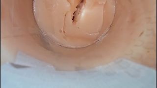 Big Dick Camera deep inside tight pussy captures huge cum explosion-5