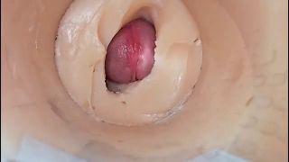 Big Dick Camera deep inside tight pussy captures huge cum explosion-8