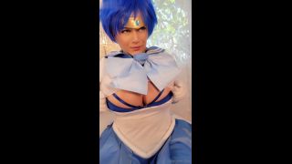 Jazmyne Day - Sailor Mercury Costplay And Dildo 720P - Jazdaymedia-1