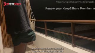 [GetFreeDays.com] Masturbating on the hotel balcony in view of the other balconies Adult Clip March 2023-1