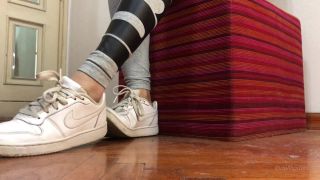 Dollhouse Studio - WHITE SOCKS IN NIKE SNEAKERS - Feet Worship*-1