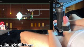 Johnny Guides - Synced game milks hard cock-2