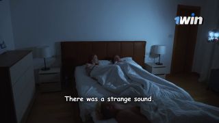 Kisscat,Step Redhead - Step Sister Surprised by Step Brother's Actions with Step Mom During Shared Hotel Room Encounter BTS-3
