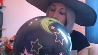 Pt 1 cuteblonde666 - Blowing Balloons For Halloween Fun-5