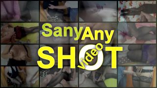 (60FPS) CUM ON LEGS IN SEXY NYLON PANTYHOSE - SANYANY CUMSHOT -5