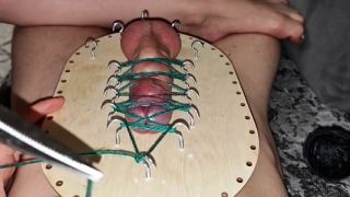 Virtual Reality The hardest dick bondage on special cock table-3