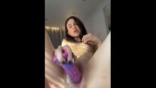 [GetFreeDays.com] perverting fuck with unusual toy and a lot of white cum , pussy close up Sex Stream June 2023-5