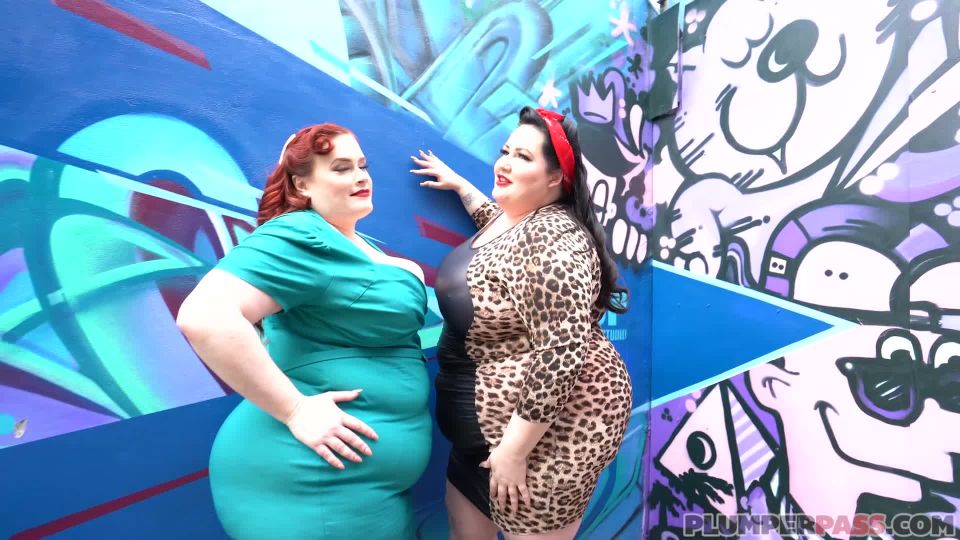 Pin Up Plumpers bbw Asstyn Martyn, Eliza Allure