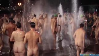 All naked people by the fountain-9