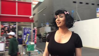 Maeva French – Ladyboy Vegetables & flashing in Tokyo-0