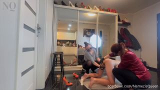 Nemezis Queen's Mouth & Ass Humiliation 1080p Femdom Strapon-9