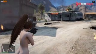 [GetFreeDays.com] GTA V Nude Mod Installed Game Play Part 12 GTA 5 Missions Story Mode Adult Stream May 2023-6