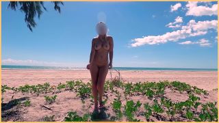 WifeyDoesWifey Dances NUDE at a PUBLIC Beach-6