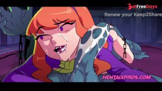 [GetFreeDays.com] Daphne and Velma use new blowjob tehnique to demask monsters - Scooby Doo Parody Adult Clip February 2023-8