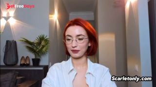 [GetFreeDays.com] Petite redhead comes back from shift and instantly starts playing with her pink tight pussy Porn Stream January 2023-0