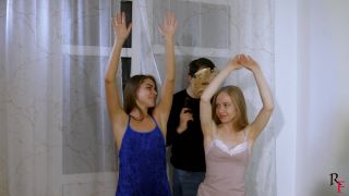 RussianFetish - Put your hands up! Olesya and Leya Tickling!-2