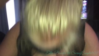 adult video 22 Ellie Brooks – Wife Blindfolded for Married BBC BJ, grandma blowjob on cumshot -8