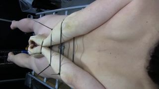 Live: Cable Ties and Weights, femdom corset on bdsm porn -1