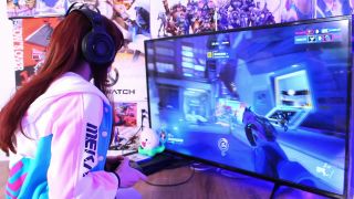 femdom control solo female | Gamer Dva Plays With Fuck Machine – Korpse Kitten | nerdy girls-1