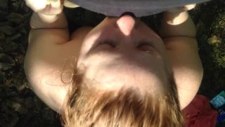 bbw boobs tits mature blowjob porn | Playfullilgirl – Pfl Outdoor Bj | redhead-4