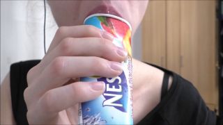 Peas and Pies 20180812 - ICE TEA CALIPPO ~ Intense Licking & Mouth Sounds-6