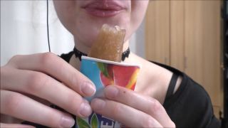 Peas and Pies 20180812 - ICE TEA CALIPPO ~ Intense Licking & Mouth Sounds-8