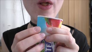 Peas and Pies 20180812 - ICE TEA CALIPPO ~ Intense Licking & Mouth Sounds-9