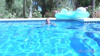 6241 Horny Gilf Marta Takes A Skinny Dip, Masturbates Poolside-6