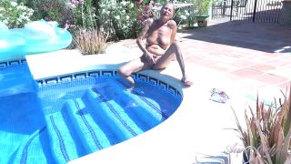 6241 Horny Gilf Marta Takes A Skinny Dip, Masturbates Poolside-8