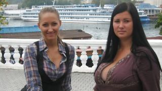 Russian sisters with crazy HUGE JUGGE - Big tits-6